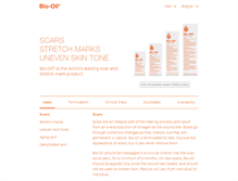 Tablet Screenshot of bio-oil.com